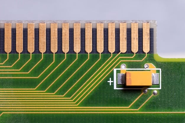 An aerial view of a large farm, highlighting different sections with precision agriculture techniques. Some areas show advanced irrigation systems, while others display drone-based monitoring and targeted pesticide application, all driven by AI algorithms.