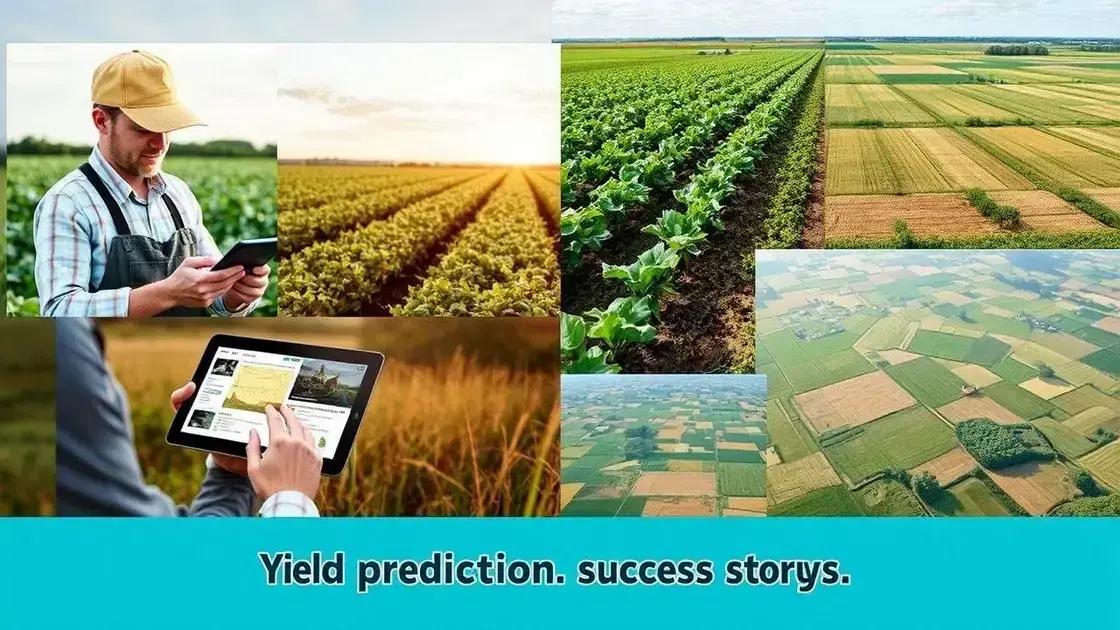 Real-world success stories of yield prediction