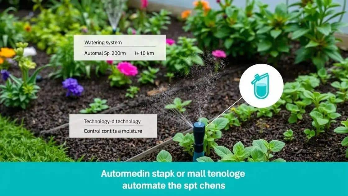 Benefits of automated irrigation for your garden
