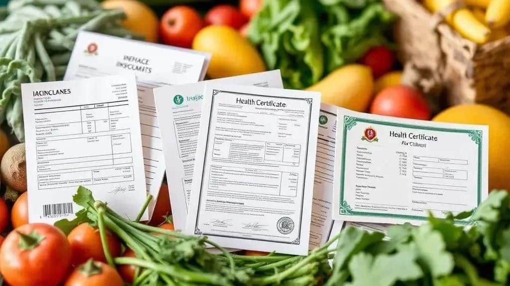 Key documents required for agricultural trade