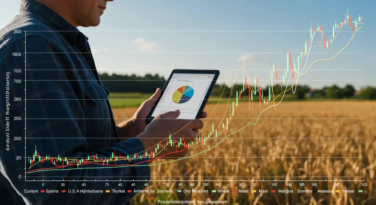 Projected price fluctuations for U.S. agricultural commodities in 2025