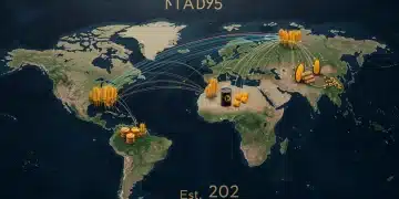 Global trade routes impacting U.S. commodity markets in 2025