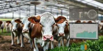Sensor-based livestock monitoring tools enhancing farm efficiency