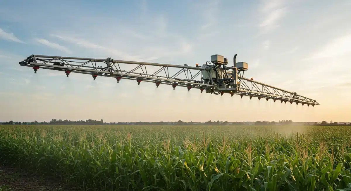 Smart sprayer targeting weeds with AI precision