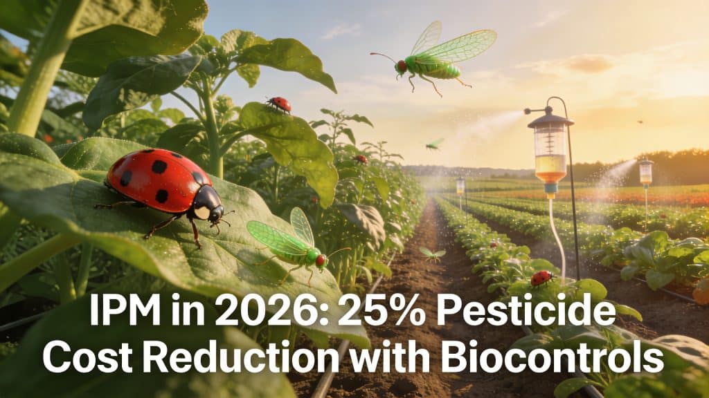 IPM in 2026: 25% Pesticide Cost Reduction with Biocontrols