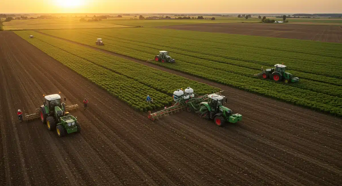Precision agriculture technology transforming modern farming practices in the US.