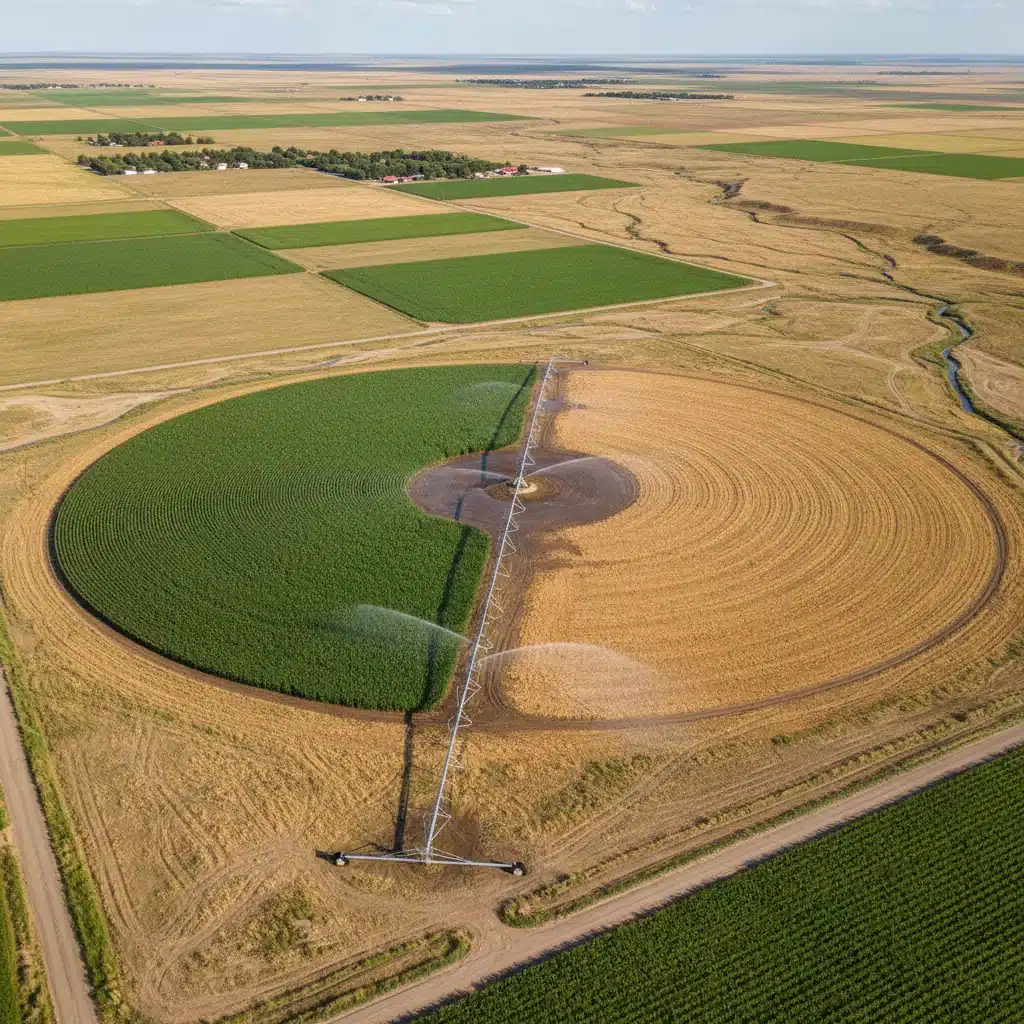 Pivot irrigation system optimizing water use