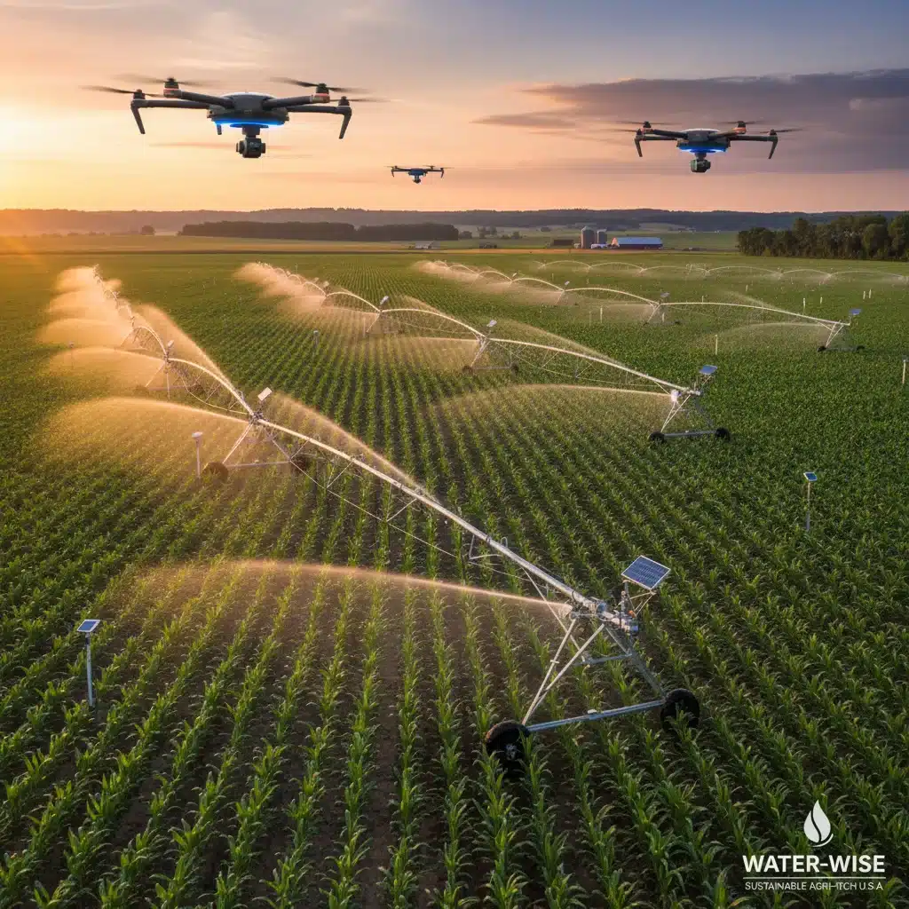 Precision Irrigation Systems 2026: 25% Water Savings for US Farms